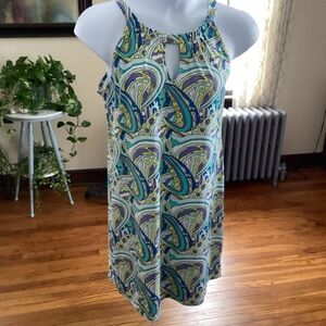 Lulu-B Multicolor Abstract Print Dress